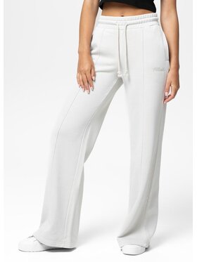 PITBULL PITBULL Spodnie dresowe Washed LOVIA WIDE LEG Biały Regular Fit