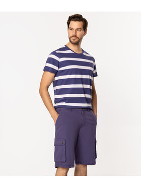 Lee Cooper Lee Cooper Bermudy SIMONE 9802 Fioletowy Regular Fit