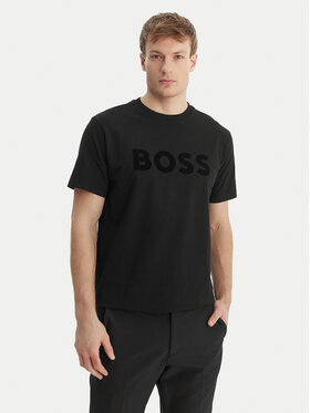BOSS BOSS T-Shirt TS_Iconic Logo 50553636 Czarny Regular Fit