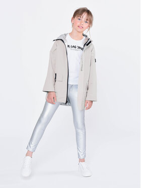 Karl Lagerfeld Kids Karl Lagerfeld Kids Преходно яке Z16149 D Сив Regular Fit