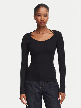 Guess Guess Svetr W6YR22 Z0966 Černá Slim Fit