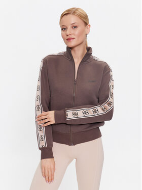 Guess Guess Majica dugih rukava V2YQ16 KB3P2 Smeđa Regular Fit