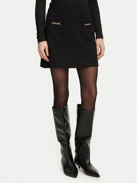Guess Guess Trapézová sukňa W6BD23 K6219 Čierna Regular Fit