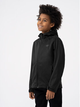 4F 4F Куртка softshell 4FJAW23TSOFM149 Чорний Regular Fit