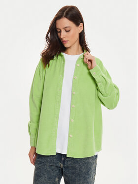 American Vintage American Vintage Cămașă PADO06AH24 Verde Loose Fit