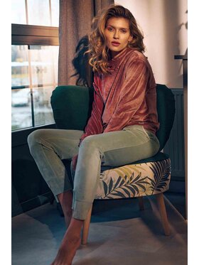 FIGL FIGL Bluza M745 Różowy Regular Fit