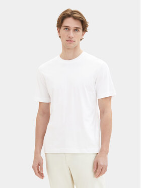 Tom Tailor Tom Tailor Komplet 2 t-shirtów 1037741 Biały Regular Fit