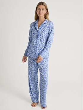 Calida Calida Pyžamo 46353 Modrá Regular Fit