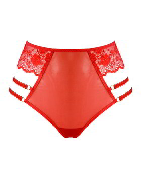 White Rvbbit White Rvbbit Figi klasyczne z wysokim stanem Mad Cat No. 13 Red Czerwony