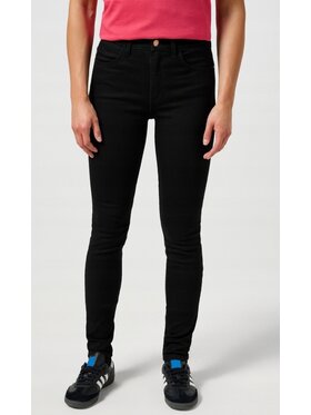 Wrangler Wrangler Jeansy High Skinny 630 Czarny Skinny Fit