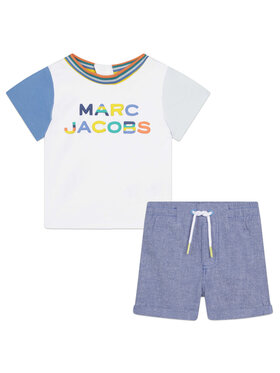 The Marc Jacobs The Marc Jacobs Komplet t-shirt i spodenki W98167 M Biały Regular Fit