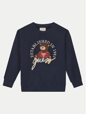 Guess Guess Суитшърт H5RJ01 KAD74 Тъмносин Regular Fit