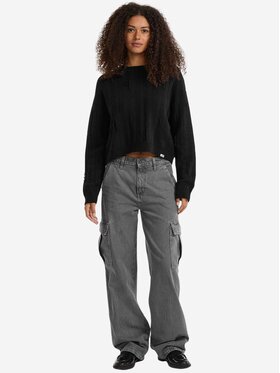 Guess Guess Πουλόβερ go distressed sweater Μαύρο Regular Fit