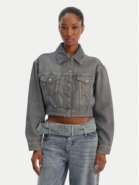 HUGO HUGO Kurtka jeansowa Galatea_B 50553000 Niebieski Oversize