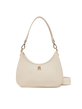 Tommy Hilfiger Tommy Hilfiger Torebka Th Logotape Shoulder Bag AW0AW17226 Beżowy