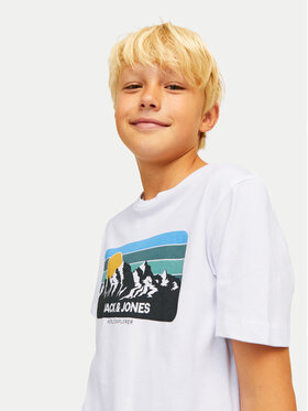 Jack&Jones Junior T-shirt Peak 12259433 Bijela Standard Fit