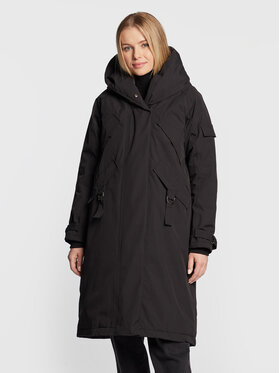 Didriksons Didriksons Parka Li 504490 Fekete Relaxed Fit