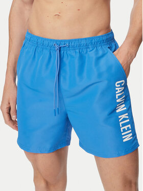 Calvin Klein Swimwear Calvin Klein Swimwear Kopalne hlače LV00N61047 Modra Regular Fit
