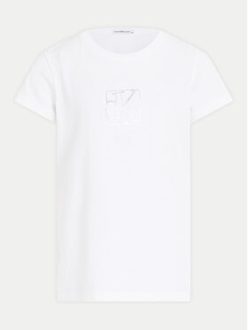 Calvin Klein Jeans Calvin Klein Jeans T-shirt Monogram IG0IG02530 D Bijela Slim Fit