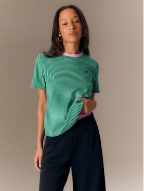 4F 4F T-Shirt 4FRSS26TTSHF3702-41S Zielony Regular Fit