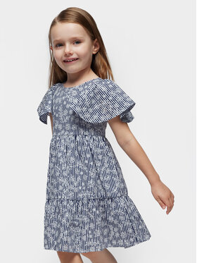 Mayoral Mayoral Rochie de vară 3940 Bleumarin Regular Fit
