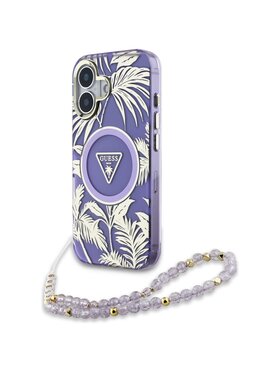 Guess Guess Etui na telefon Apple iPhone 16 Fioletowy