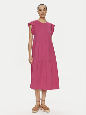 Vila Vila Hétköznapi ruha Summer 14087542 Rózsaszín Loose Fit