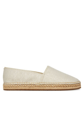 Calvin Klein Calvin Klein Espadryle Flat Espadrille - Jacq HW0HW02467 Écru