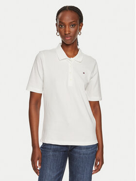 Tommy Hilfiger Tommy Hilfiger Polokošeľa 1985 WW0WW43224 Écru Regular Fit