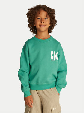 Calvin Klein Jeans Calvin Klein Jeans Суитшърт Summer IB0IB02462 Зелен Regular Fit