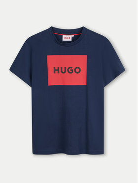 HUGO HUGO T-Shirt G00334 S Tmavomodrá Regular Fit