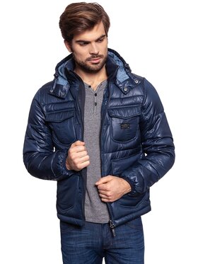Lee Lee Kurtka zimowa LOCO PUFFA Niebieski Regular Fit