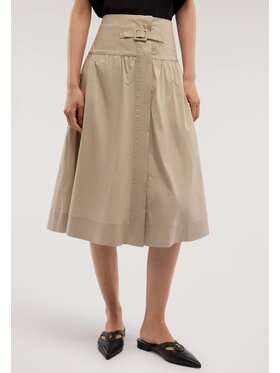Trussardi Trussardi Gonna midi 1186A000667N012 Crema Regular Fit