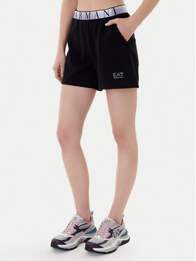 EA7 Emporio Armani EA7 Emporio Armani Sportovní kraťasy 7W001153 AF12501 UC001 Černá Regular Fit