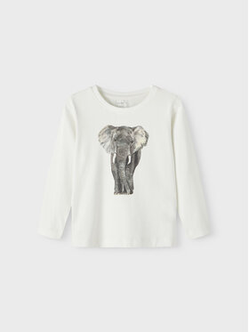 NAME IT NAME IT Bluzka 13212860 Biały Regular Fit