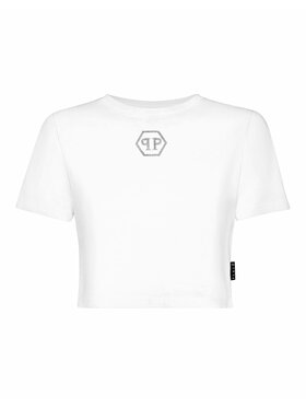 PHILIPP PLEIN PHILIPP PLEIN T-Shirt 11623 Biały Regular Fit