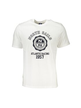 North Sails North Sails T-Shirt 902840000 Bílá Regular Fit