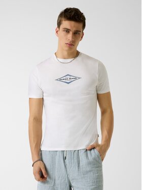 Guess Jeans Guess Jeans T-Shirt 181530 Biały Classic Fit