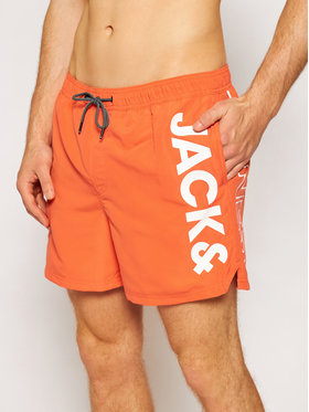 Jack&Jones Jack&Jones Plavecké šortky Bali 12183806 Oranžová Regular Fit