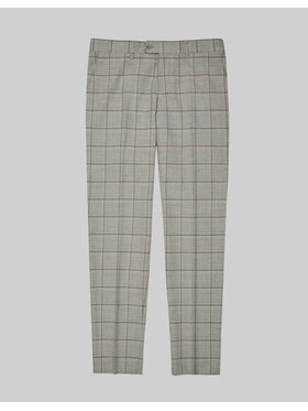 Borgio Borgio Spodnie garniturowe alia Szary Slim Fit