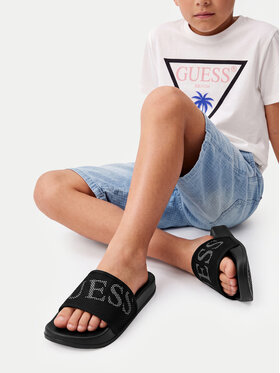 Guess Guess Klapki CEOWB-P5010527 Czarny