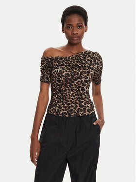 Vila Vila Блузка Suri 14106413 Коричневий Regular Fit