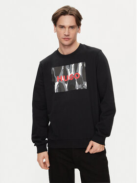 HUGO Hugo Суитшърт Duragol_U242 50513335 Черен Regular Fit