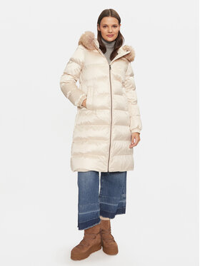 Geox Geox Зимно яке Backsie W4628H T2843 F1723 Бежов Regular Fit