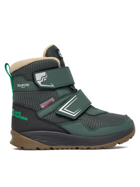 Jack Wolfskin Jack Wolfskin Stivali da neve Polar Bear B Texapore Mid VC K A62144 E0206 Verde