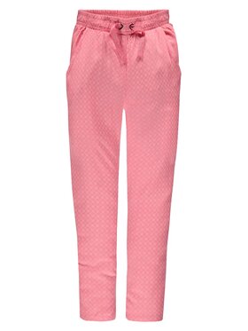 Kanz Kanz Spodnie materiałowe 1714054-2870 Różowy Basic Fit