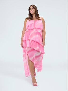Fiorella Rubino Fiorella Rubino Abito da sera 7047T001813N0R6 Rosa Regular Fit