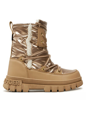Tommy Hilfiger Tommy Hilfiger Śniegowce Fur Boot T3A5-33610-1695 S Beżowy