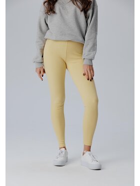 LAURELLA LAURELLA Spodnie damskie Laurella 3TU025300 Żółty Regular Fit