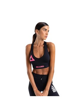 LaBellaMafia LaBellaMafia Biustonosz sportowy TOP HIGHLIGHT 2 BLACK Czarny